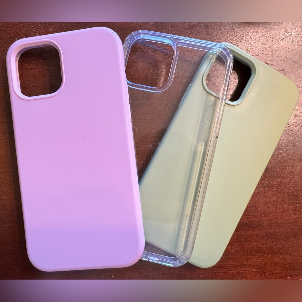 3 for $15! Silicone Cases Designed for iPhone 12 Pro, great condition